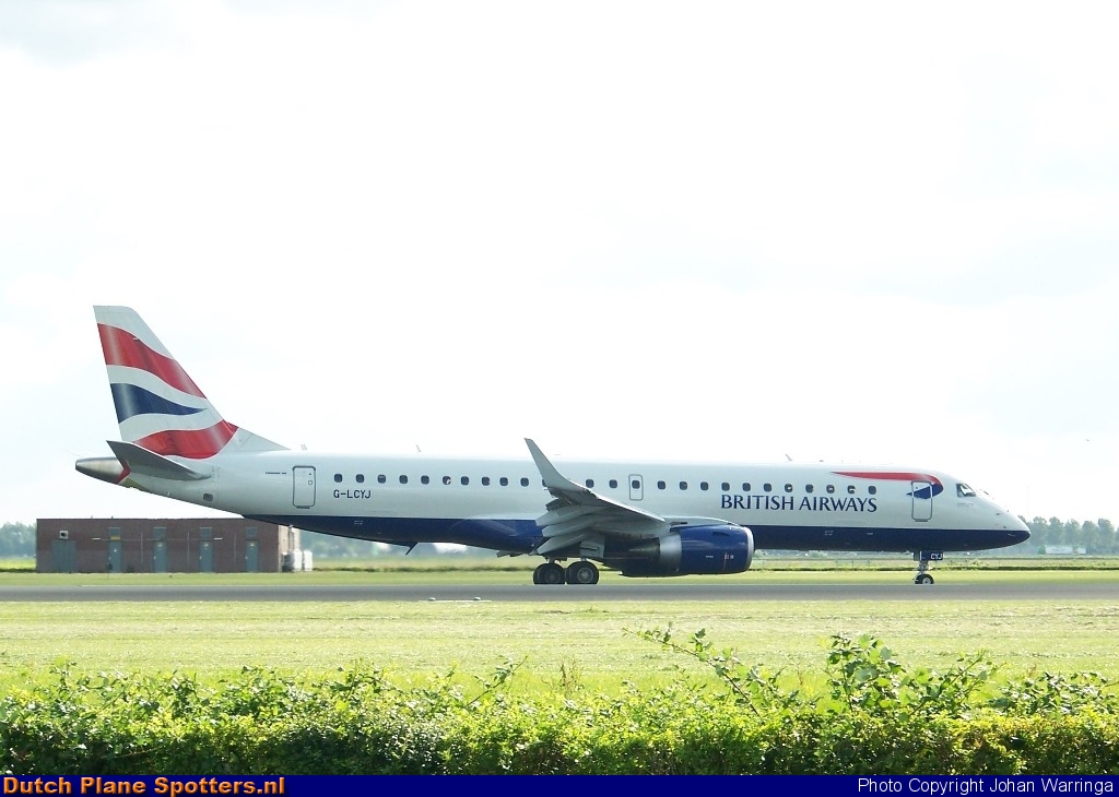 G-LCYJ Embraer 190 BA CityFlyer (British Airways) by Johan Warringa