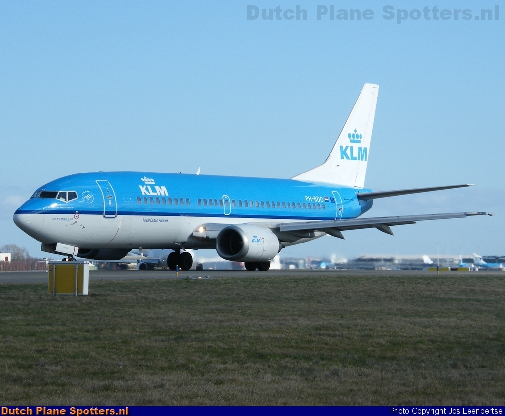 PH-BDO Boeing 737-300 KLM Royal Dutch Airlines by Jos Leendertse