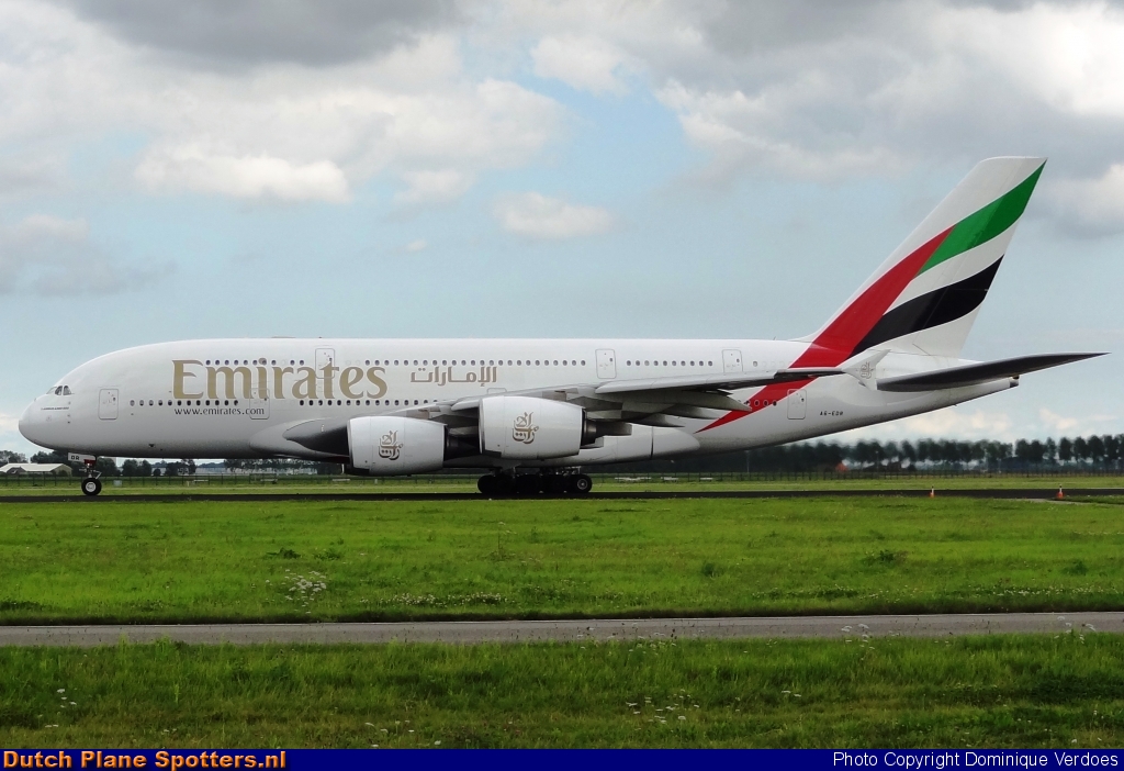 A6-EDR Airbus A380-800 Emirates by Dominique Verdoes