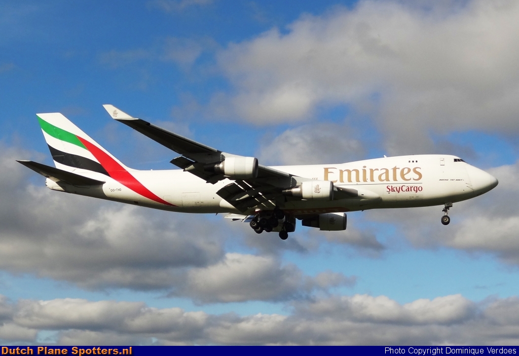 OO-THD Boeing 747-400 Emirates Sky Cargo by Dominique Verdoes