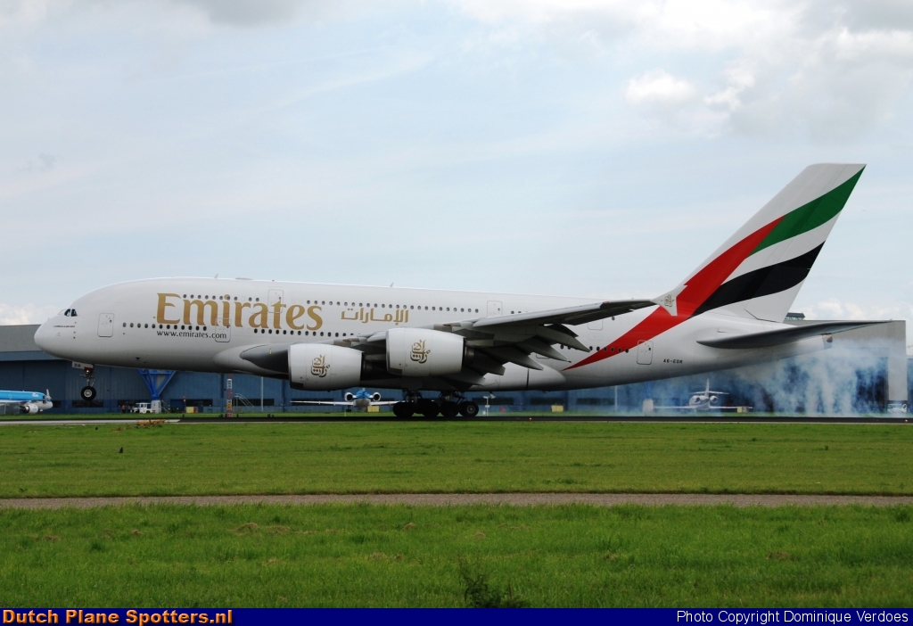 A6-EDR Airbus A380-800 Emirates by Dominique Verdoes
