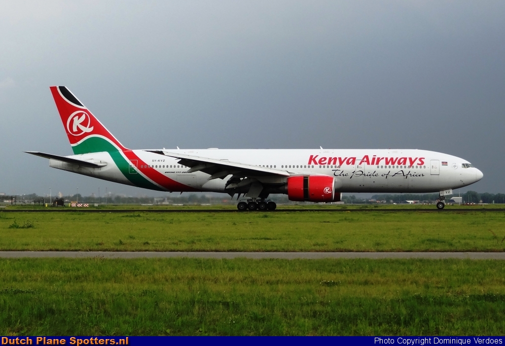 5Y-KYZ Boeing 777-200 Kenya Airways by Dominique Verdoes
