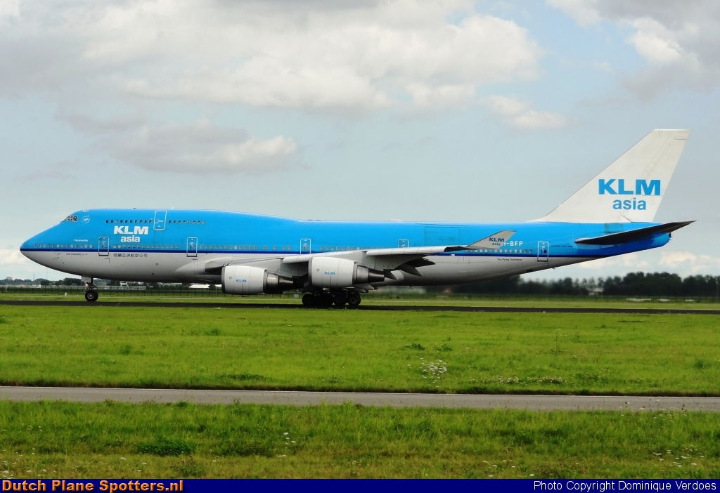 PH-BFP Boeing 747-400 KLM Asia by Dominique Verdoes