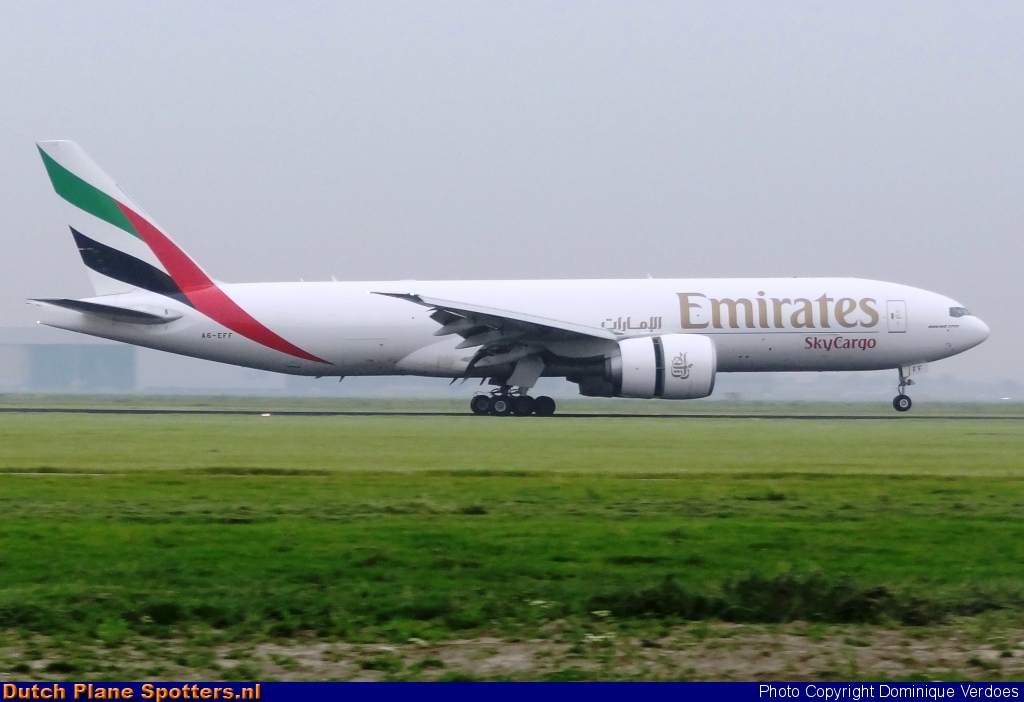 A6-EFF Boeing 777-F Emirates Sky Cargo by Dominique Verdoes