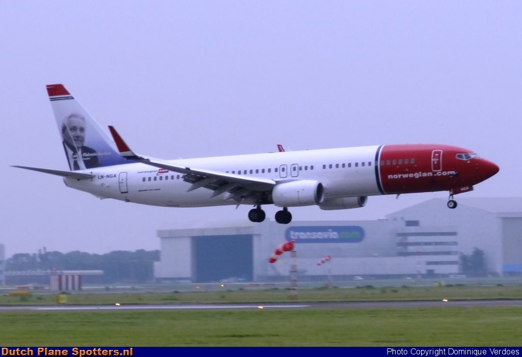 LN-NGA Boeing 737-800 Norwegian Air Shuttle by Dominique Verdoes