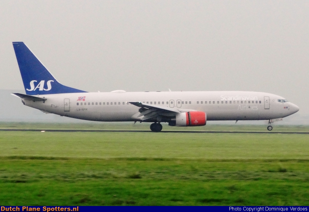 LN-RPM Boeing 737-800 SAS Scandinavian Airlines by Dominique Verdoes