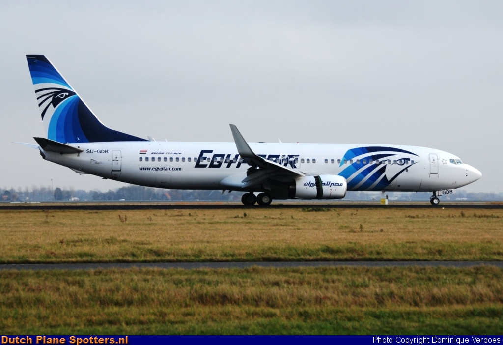 SU-GDB Boeing 737-800 Egypt Air by Dominique Verdoes
