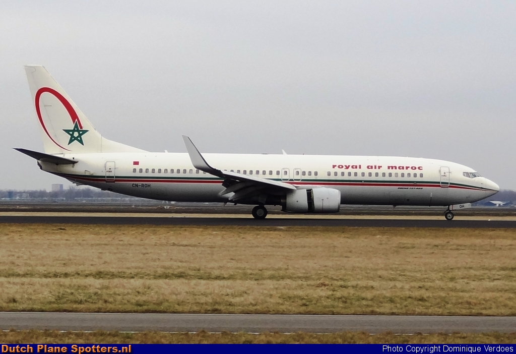 CN-ROH Boeing 737-800 Royal Air Maroc by Dominique Verdoes