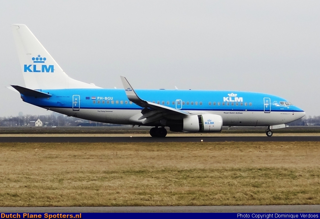 PH-BGU Boeing 737-700 KLM Royal Dutch Airlines by Dominique Verdoes