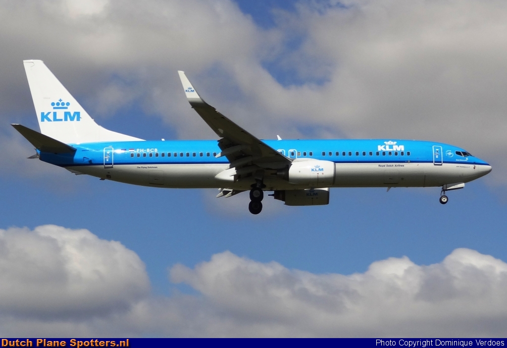 PH-BCB Boeing 737-800 KLM Royal Dutch Airlines by Dominique Verdoes