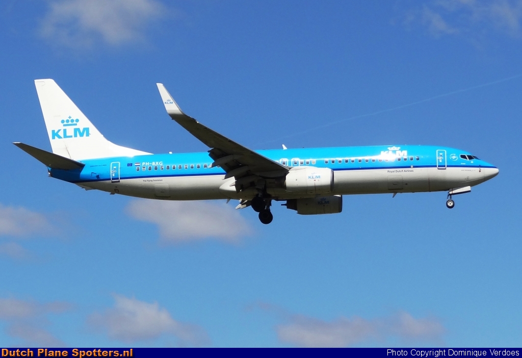 PH-BXG Boeing 737-800 KLM Royal Dutch Airlines by Dominique Verdoes