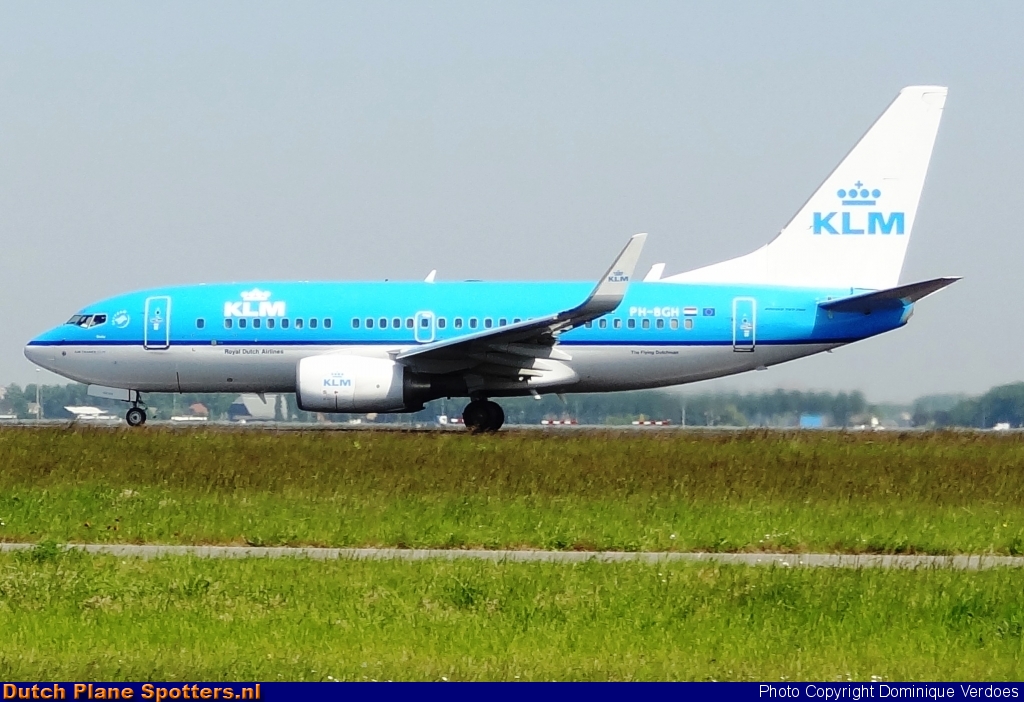 PH-BGH Boeing 737-700 KLM Royal Dutch Airlines by Dominique Verdoes