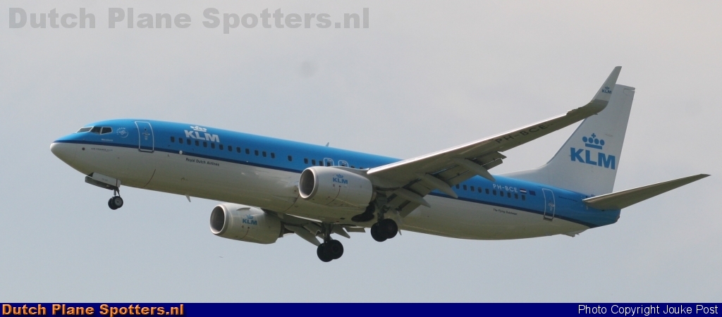 PH-BCE Boeing 737-800 KLM Royal Dutch Airlines by Jouke Post