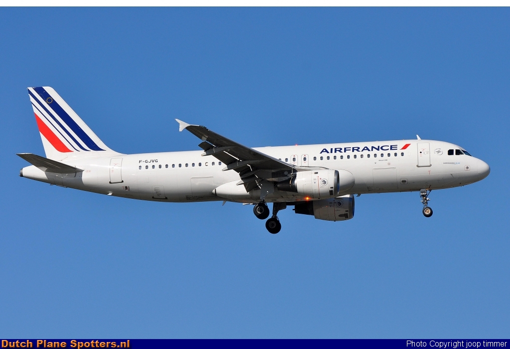 F-GJVG Airbus A320 Air France by joop timmer