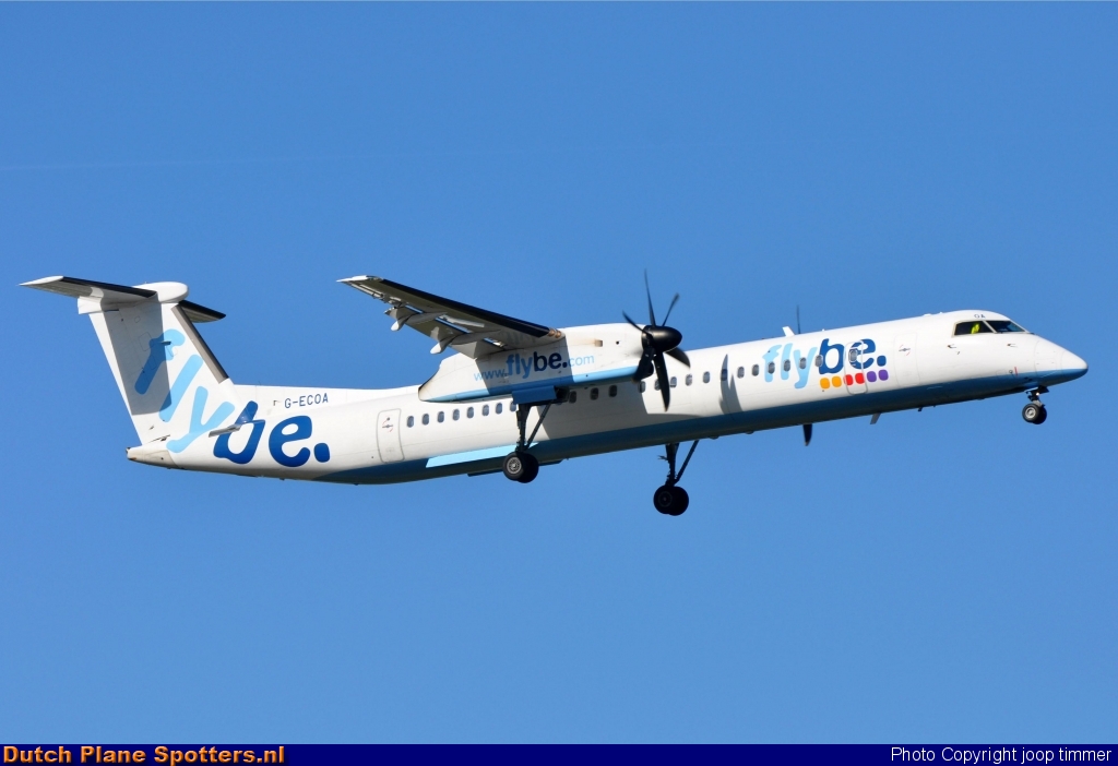 G-ECOA Bombardier Dash 8-Q400 Flybe by joop timmer