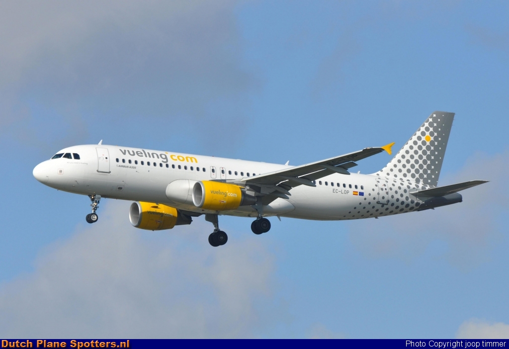 EC-LOP Airbus A320 Vueling.com by joop timmer