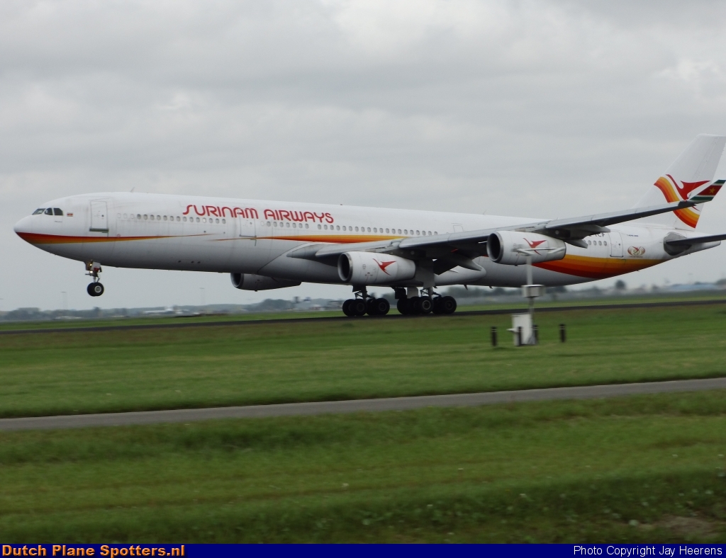 PZ-TCP Airbus A340-300 Surinam Airways by Jay Heerens