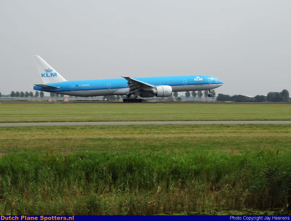 PH-BVG Boeing 777-300 KLM Royal Dutch Airlines by Jay Heerens