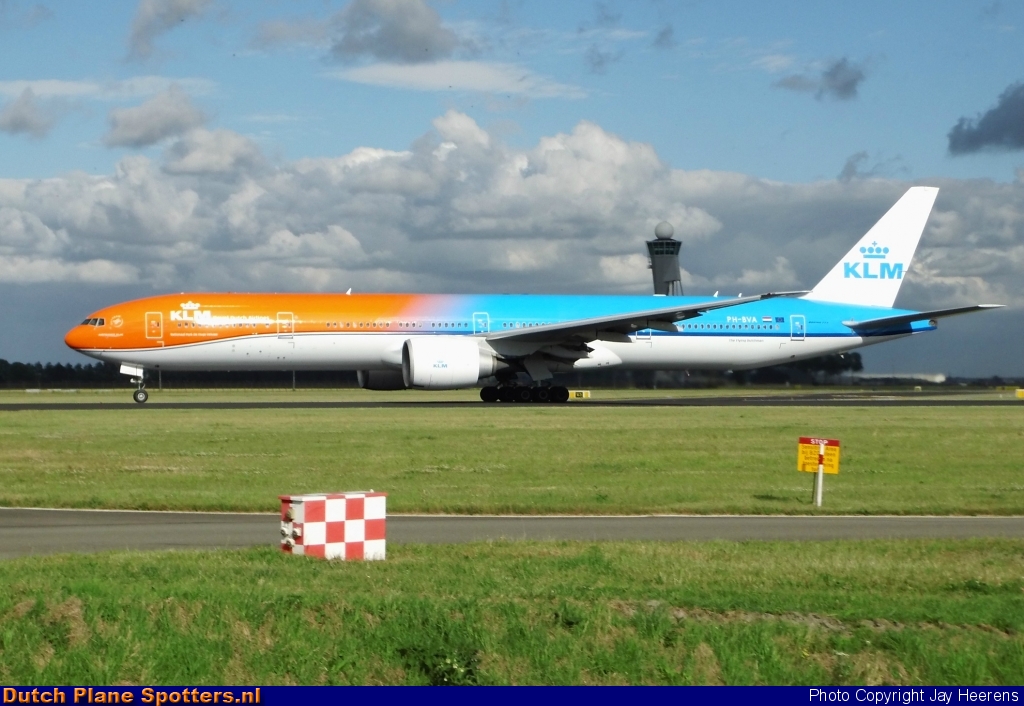 PH-BVA Boeing 777-300 KLM Royal Dutch Airlines by Jay Heerens