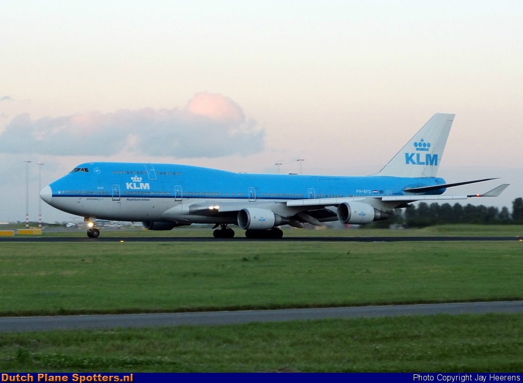 PH-BFD Boeing 747-400 KLM Royal Dutch Airlines by Jay Heerens