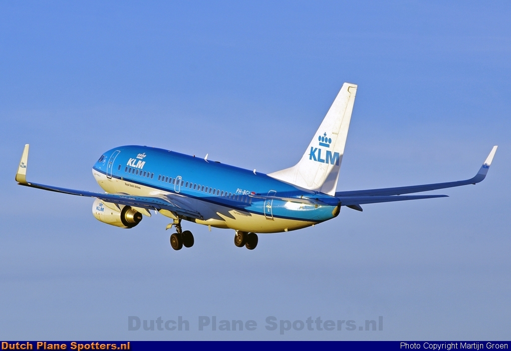 PH-BGI Boeing 737-700 KLM Royal Dutch Airlines by Martijn Groen