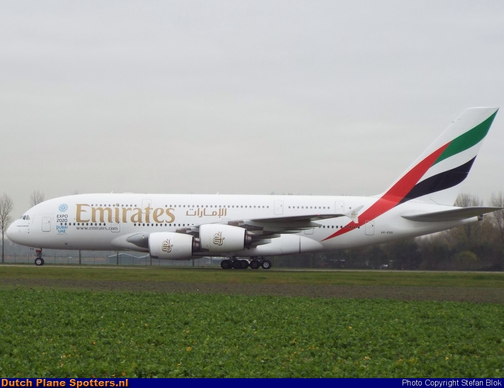 A6-EDD Airbus A380-800 Emirates by Stefan Blok