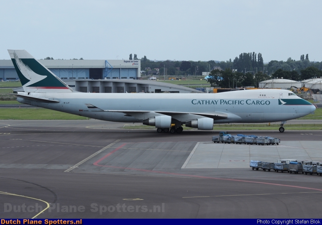 B-LIF Boeing 747-400 Cathay Pacific Cargo by Stefan Blok