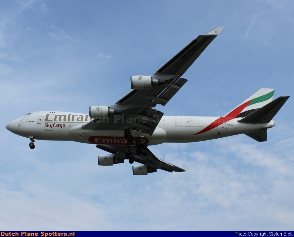 OO-THD Boeing 747-400 Emirates Sky Cargo by Stefan Blok