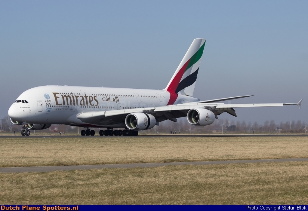 A6-EEY Airbus A380-800 Emirates by Stefan Blok