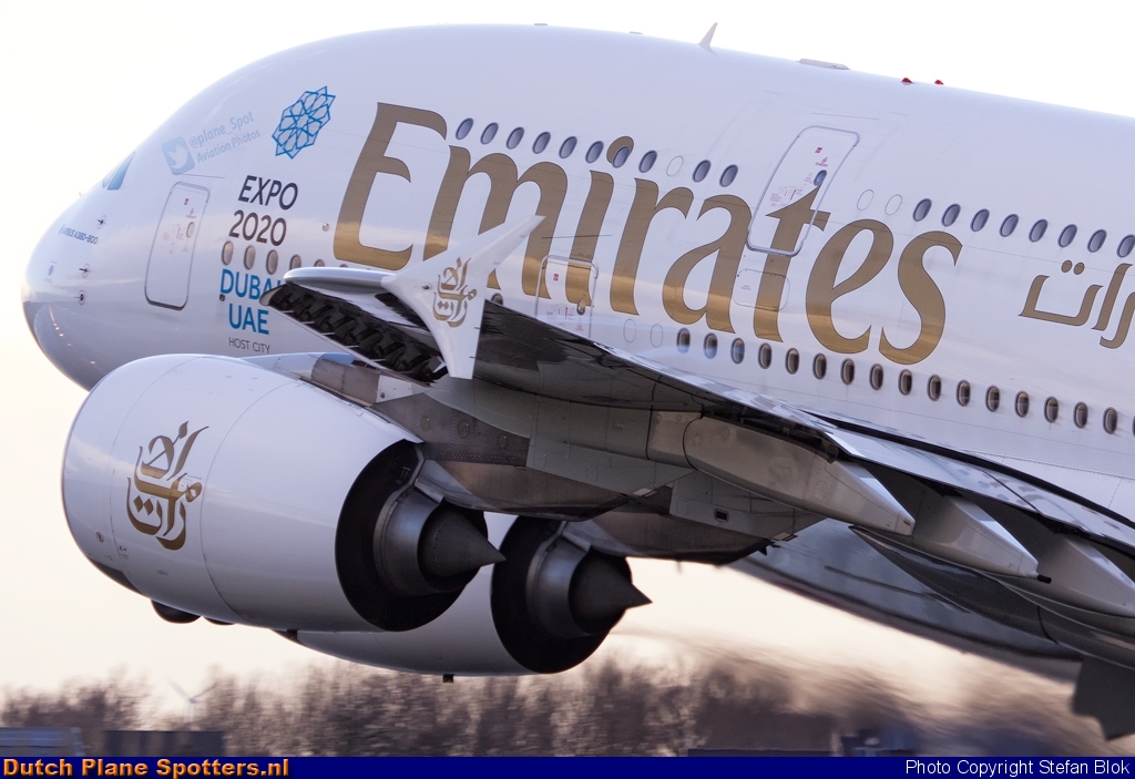 A6-EEJ Airbus A380-800 Emirates by Stefan Blok