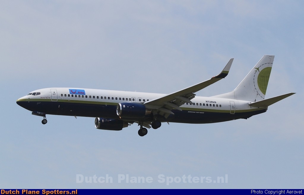 N738MA Boeing 737-800 ArkeFly by Aerovet