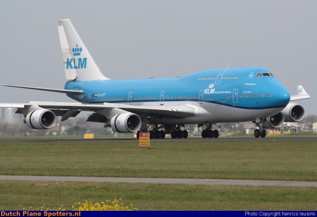 PH-BFT Boeing 747-400 KLM Royal Dutch Airlines by Rick Schönhage