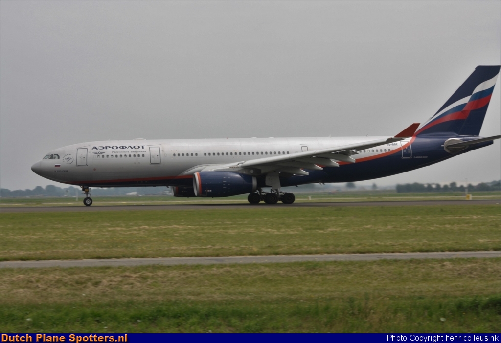 VQ-BBE Airbus A330-200 Aeroflot - Russian Airlines by Rick Schönhage