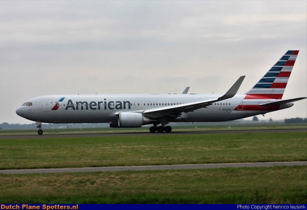 N393AN Boeing 767-300 American Airlines by Rick Schönhage