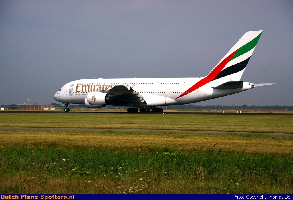 A6-EEC Airbus A380-800 Emirates by Thomas Bol