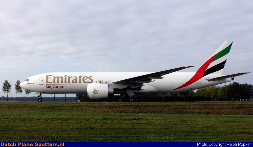 A6-EFH Boeing 777-F Emirates Sky Cargo by Ralph Popken