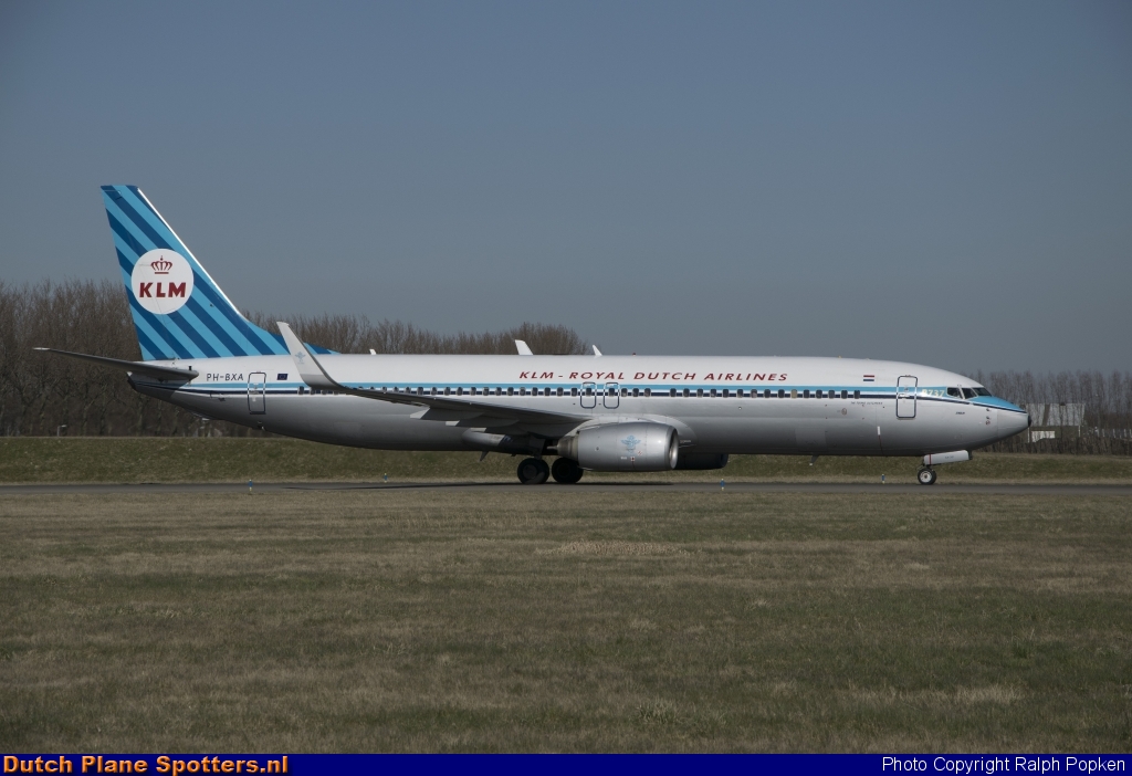 PH-BXA Boeing 737-800 KLM Royal Dutch Airlines by Ralph Popken