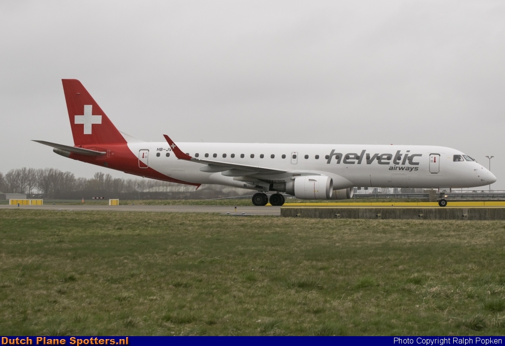 HB-JVL Embraer 190 Helvetic Airways by Ralph Popken