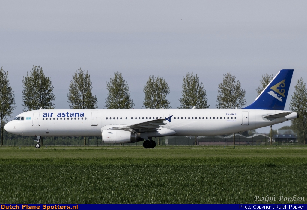 P4-NAS Airbus A321 Air Astana by Ralph Popken