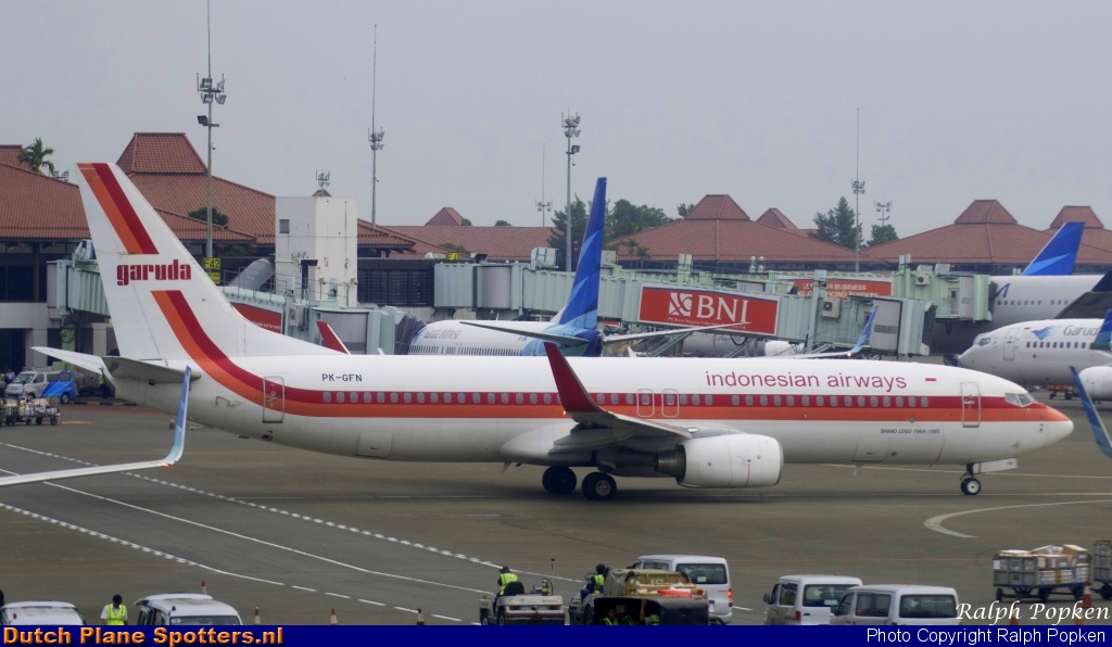 PK-GFN Boeing 737-800 Garuda Indonesia by Ralph Popken