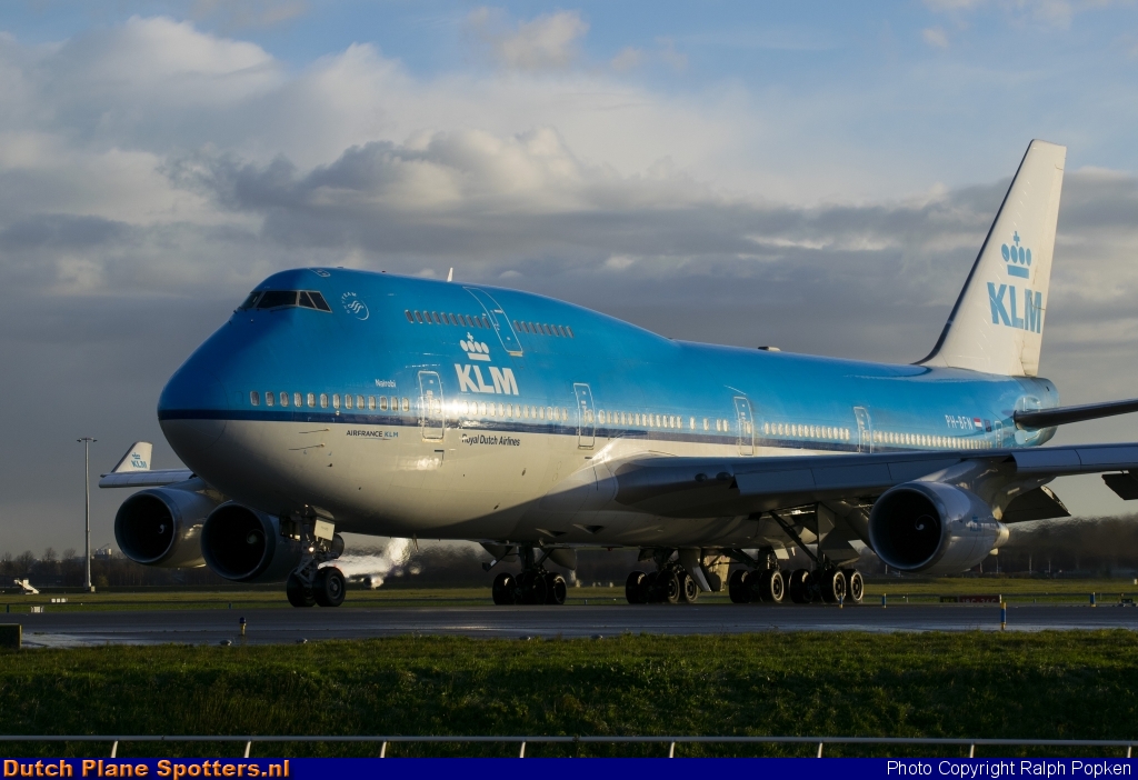 PH-BFN Boeing 747-400 KLM Royal Dutch Airlines by Ralph Popken