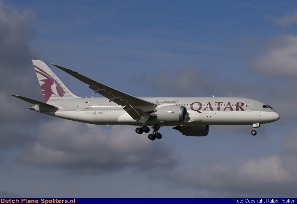 A7-BCL Boeing 787-8 Dreamliner Qatar Airways by Ralph Popken
