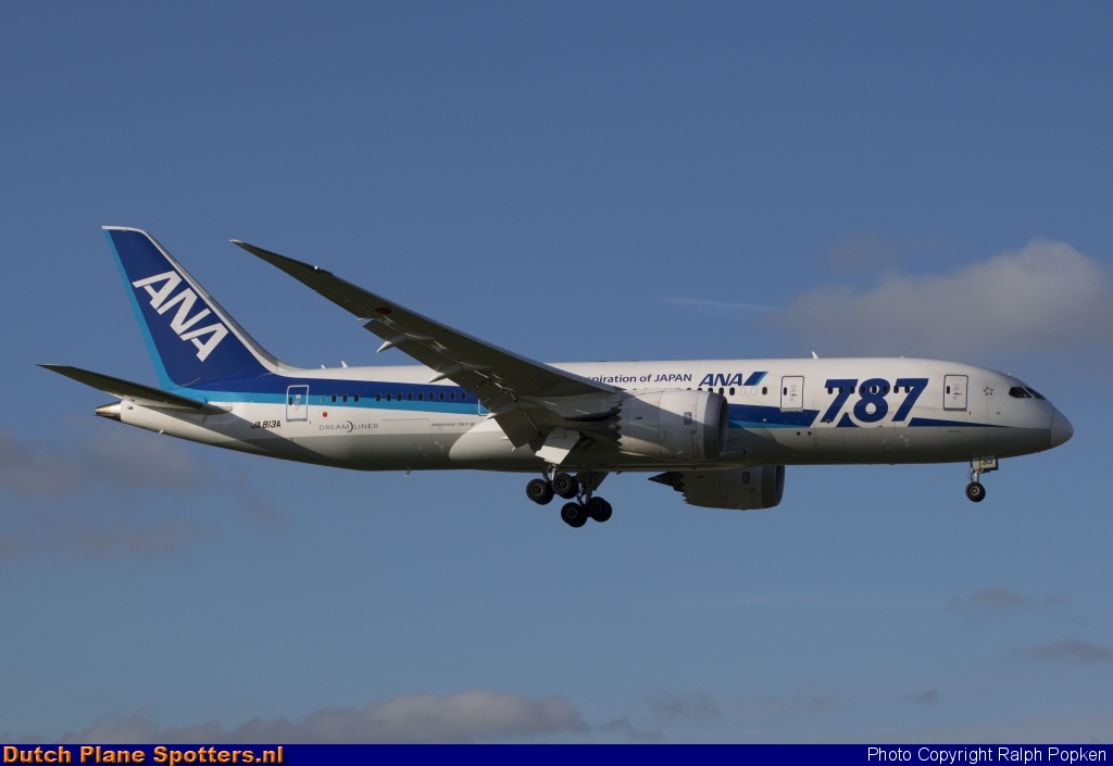 JA813A Boeing 787-8 Dreamliner All Nippon Airlines by Ralph Popken