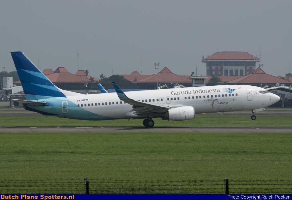 PK-GEM Boeing 737-800 Garuda Indonesia by Ralph Popken