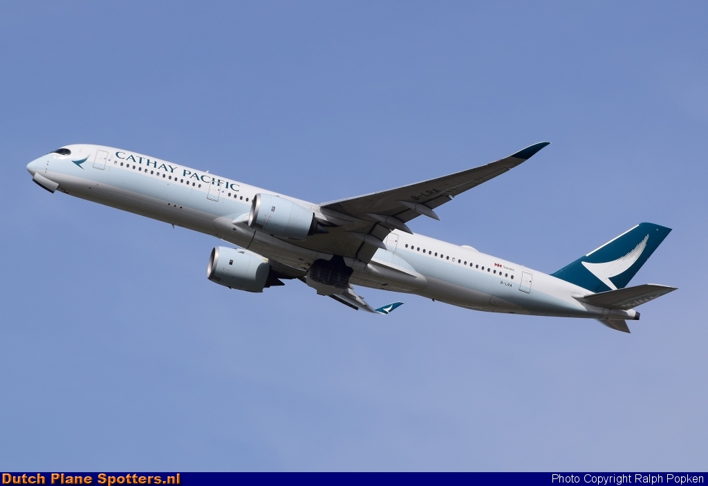 B-LRA Airbus A350-900 Cathay Pacific by Ralph Popken