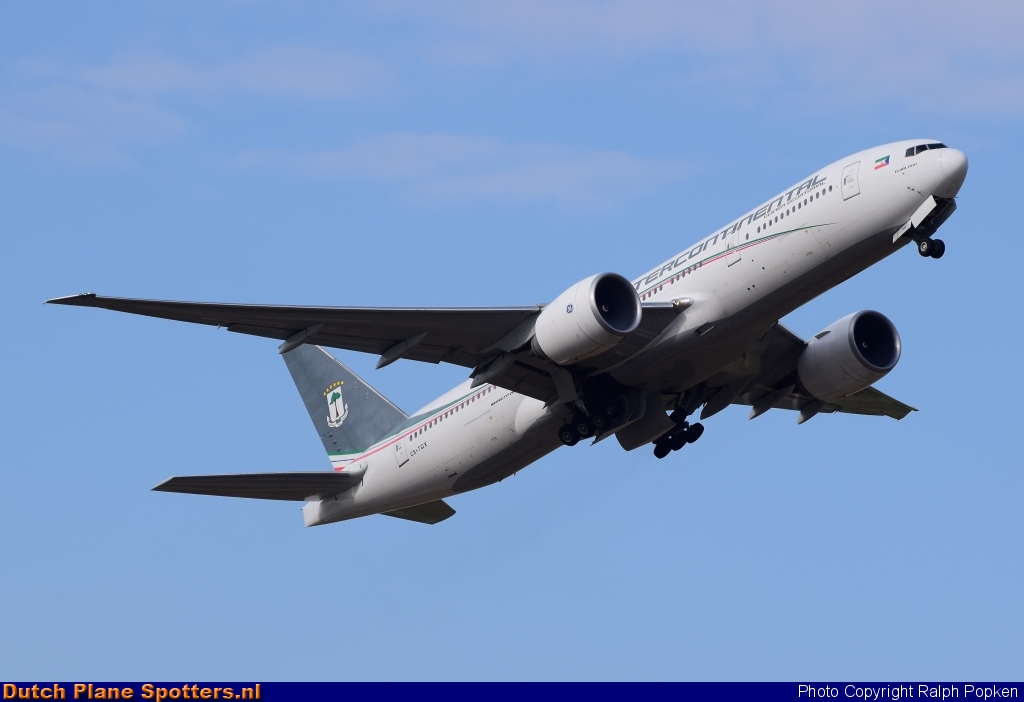 CS-TQX Boeing 777-200 Ceiba Intercontinental by Ralph Popken