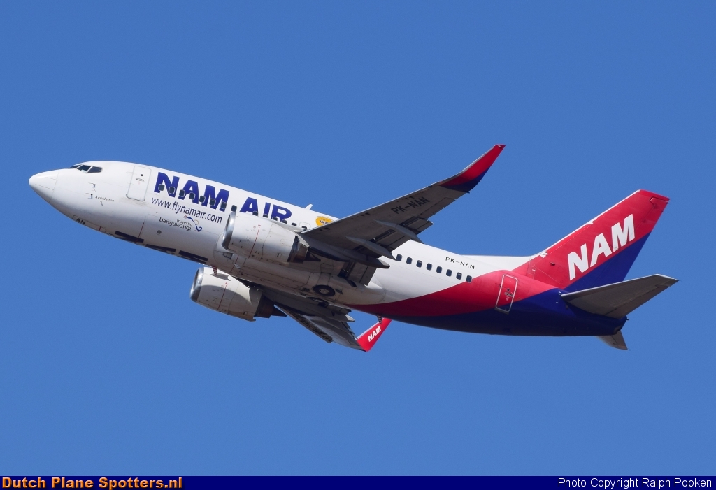 PK-NAN Boeing 737-500 NAM Air by Ralph Popken