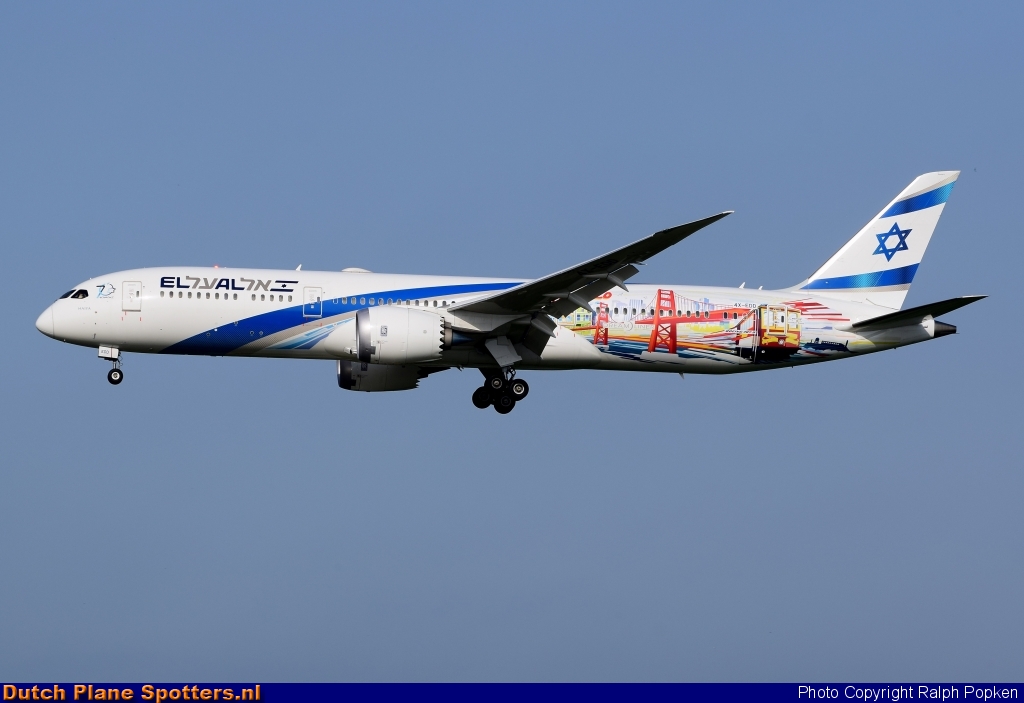 4X-EDD Boeing 787-9 Dreamliner El Al Israel Airlines by Ralph Popken