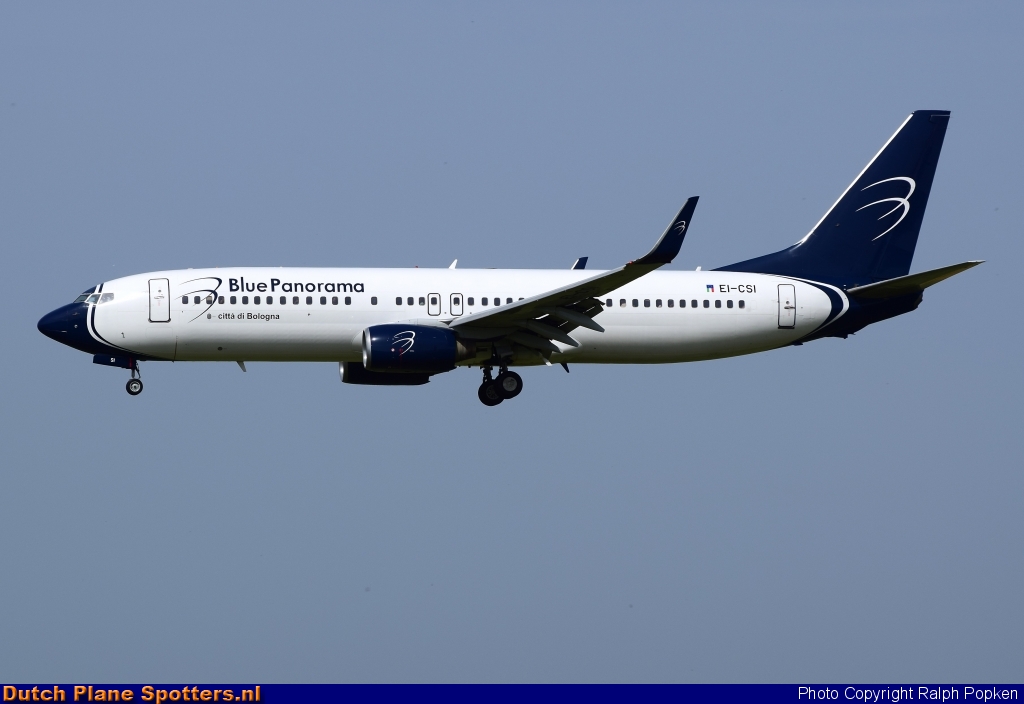 EI-CSI Boeing 737-800 Blue Panorama Airlines by Ralph Popken