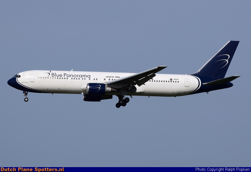 I-BPAD Boeing 767-300 Blue Panorama Airlines by Ralph Popken